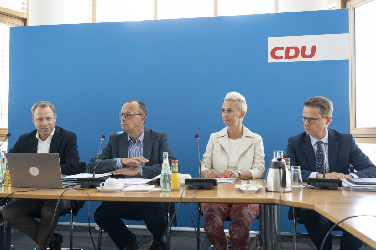 CDU Vorstandssitzung Mitte Juni on Berlin. 