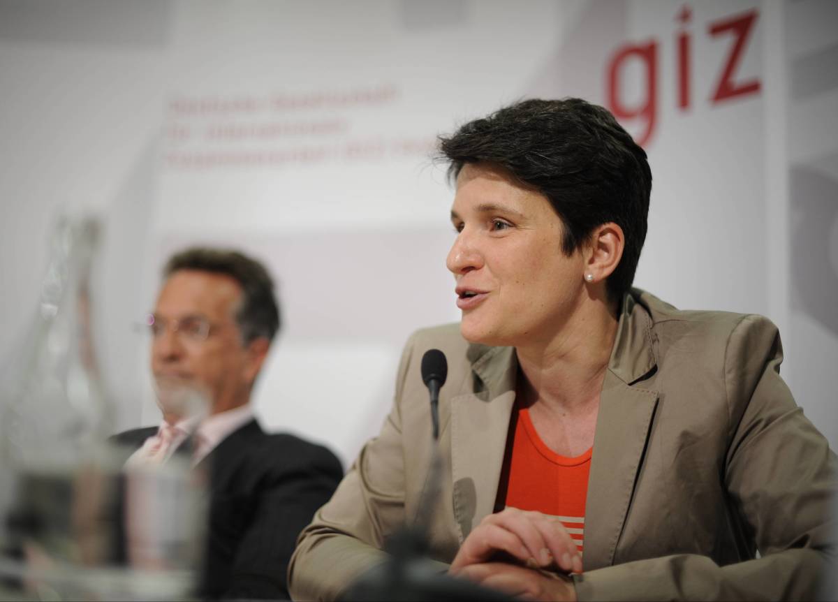 Tanja Gönner, Chefin der GIZ. 